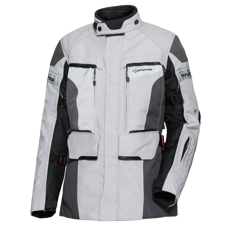 Pharao Pharao Tura WP Adv. Damen Textil-/Lederjacke hellgrau XL DamengrauXL - Motorradbekleidung - Damen Motorradbekleidung von Pharao
