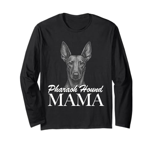 Pharao Hound Mama Langarmshirt von Pharaoh Hound Mom