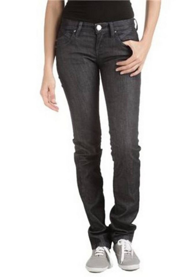 Phard 5-Pocket-Jeans Damen Jeans Blau: 5 Taschen, Schmaler Schnitt, Niedrige Taille von Phard