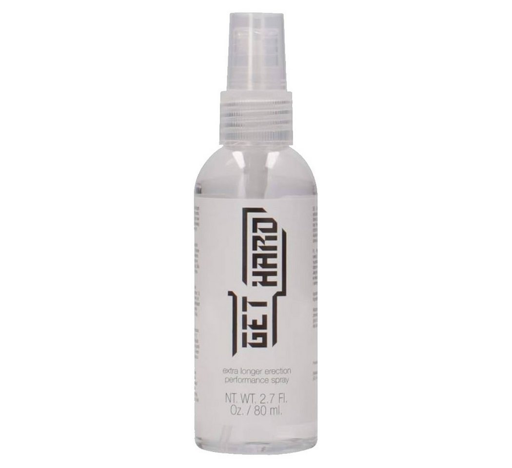 PharmQuests Stimulationsgel Get Hard Spray, Sprayflasche mit 80ml, 1-tlg., diskretes Spray zur Unterstützung der Erektion von PharmQuests