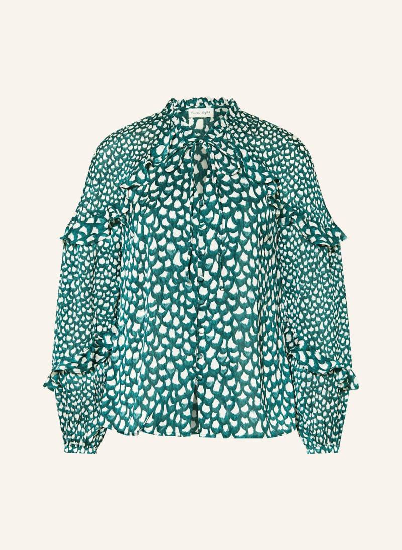 Phase Eight Bluse Manon Mit Rüschen gruen von Phase Eight