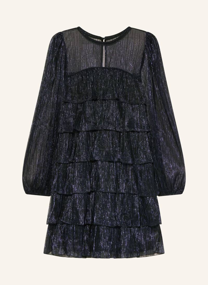 Phase Eight Cocktailkleid Nika Mit Glitzergarn Und Volants blau von Phase Eight