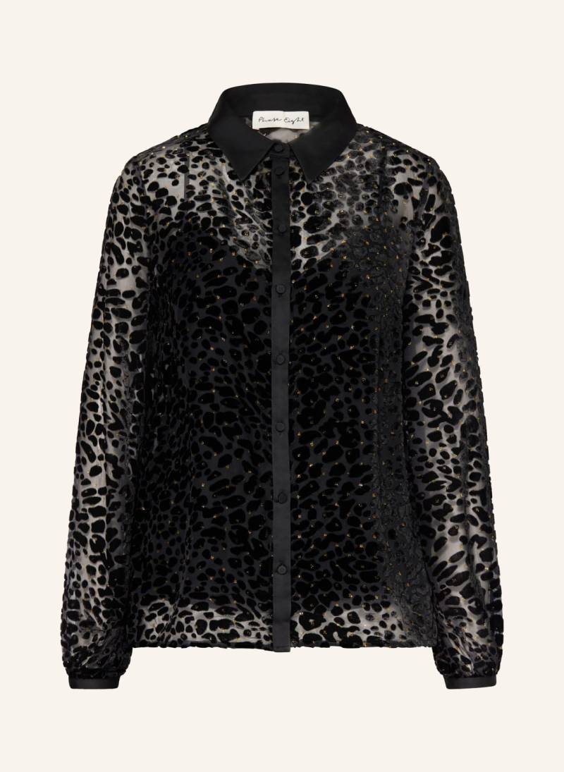 Phase Eight Hemdbluse Della Mit Glitzergarn schwarz von Phase Eight