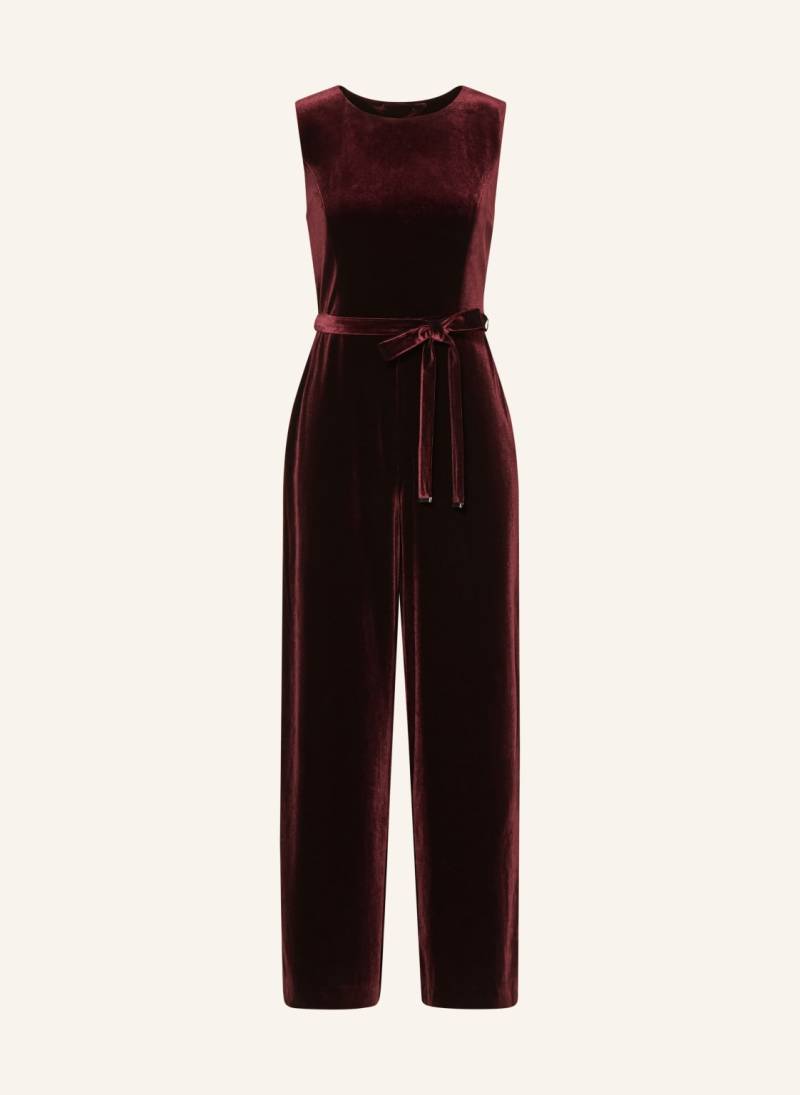 Phase Eight Jumpsuit Martha Aus Samt rot von Phase Eight