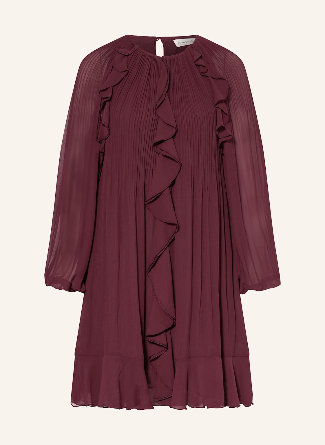 Phase Eight Kleid Layla Mit Volants Und Plissees rot von Phase Eight