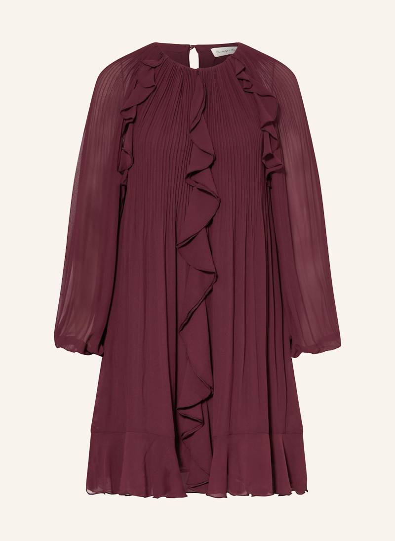 Phase Eight Kleid Layla Mit Volants Und Plissees rot von Phase Eight