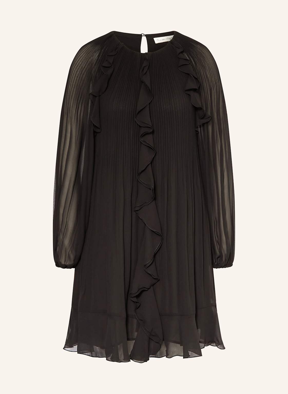 Phase Eight Kleid Layla Mit Volants Und Plissees schwarz von Phase Eight