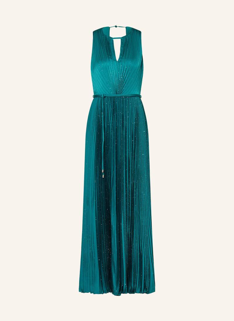 Phase Eight Kleid Simara Mit Plissees Und Glitzergarn gruen von Phase Eight