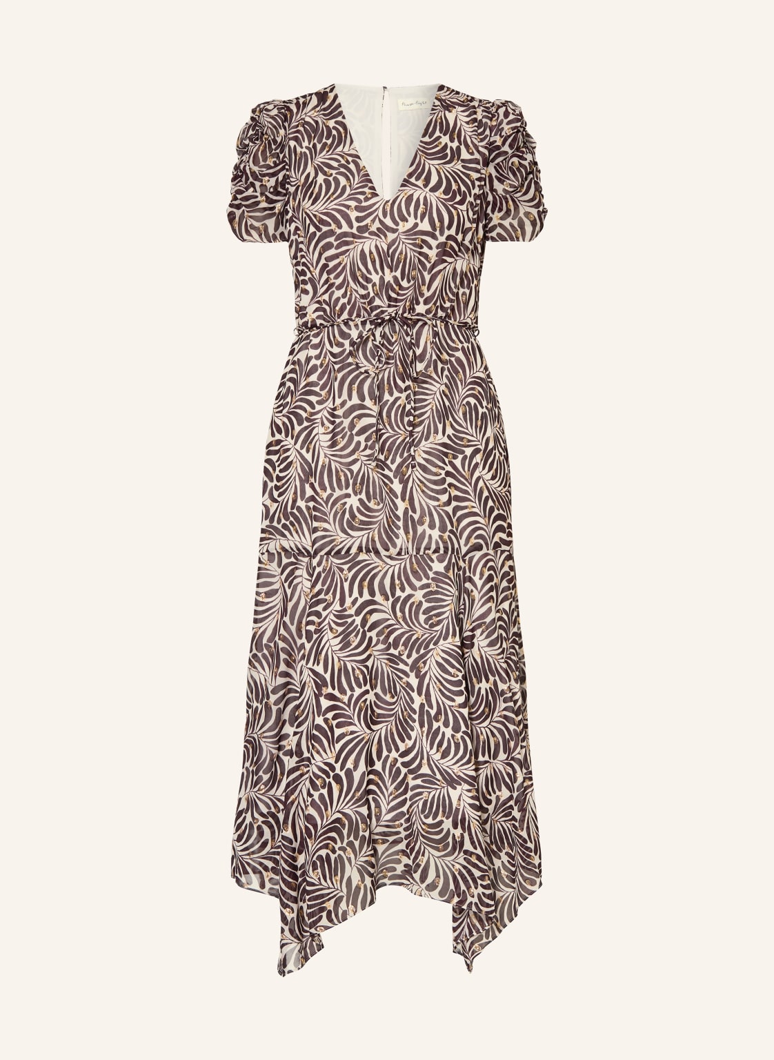 Phase Eight Kleid Verity Mit Glitzergarn braun von Phase Eight