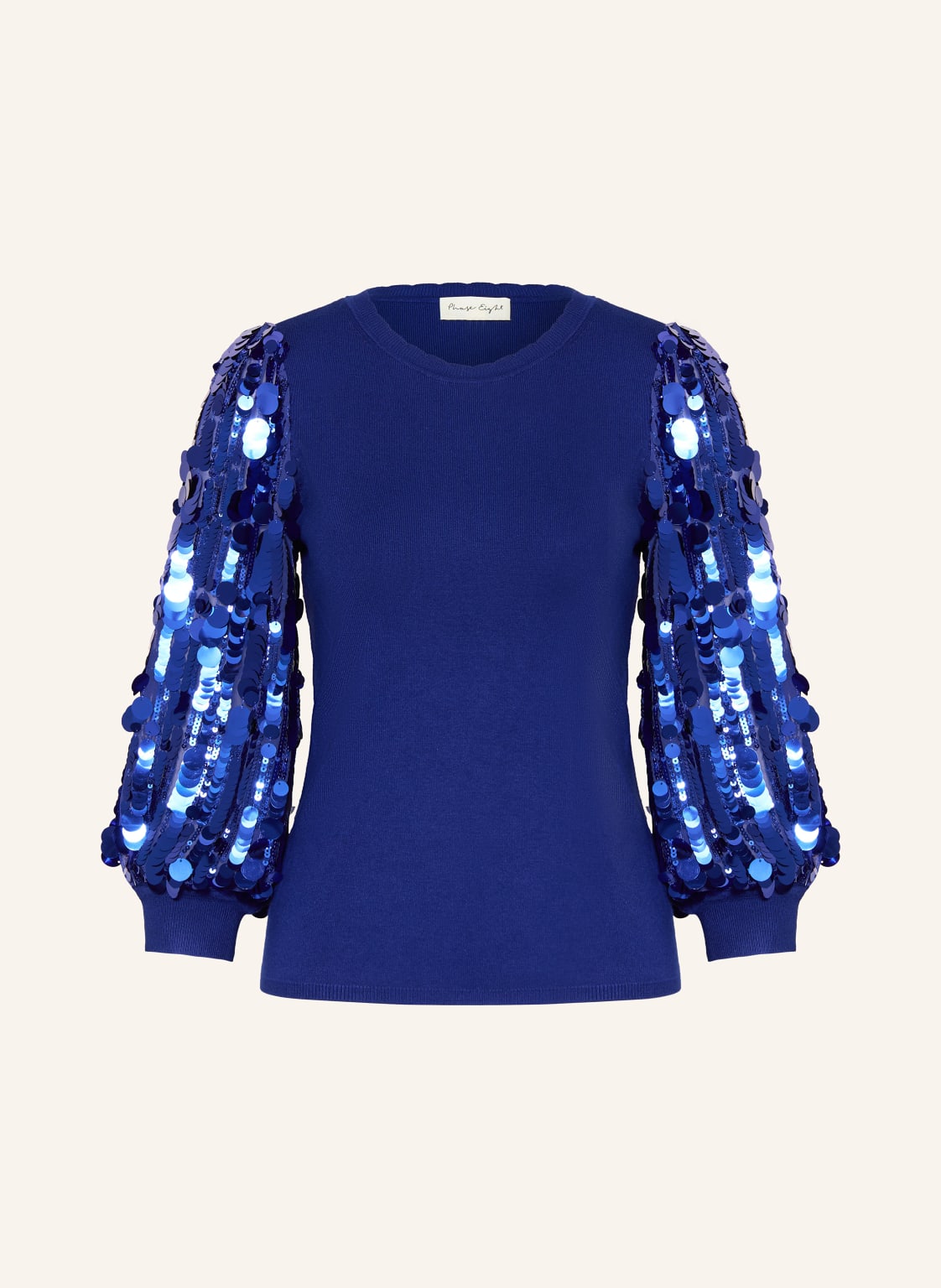 Phase Eight Pullover Becky Mit Pailletten Und 3/4-Arm blau von Phase Eight