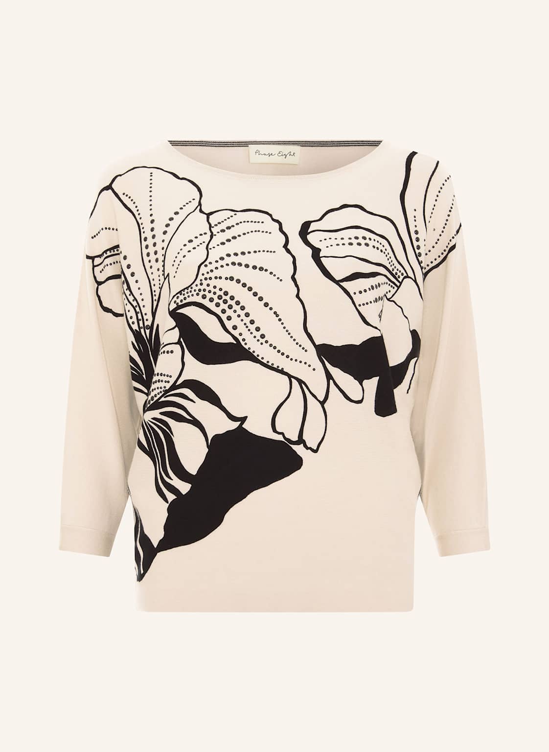 Phase Eight Pullover Mit 3/4-Arm Und Nieten schwarz Phase Eight Pullover Mit 3/4-Arm Und Nieten schwarz von Phase Eight