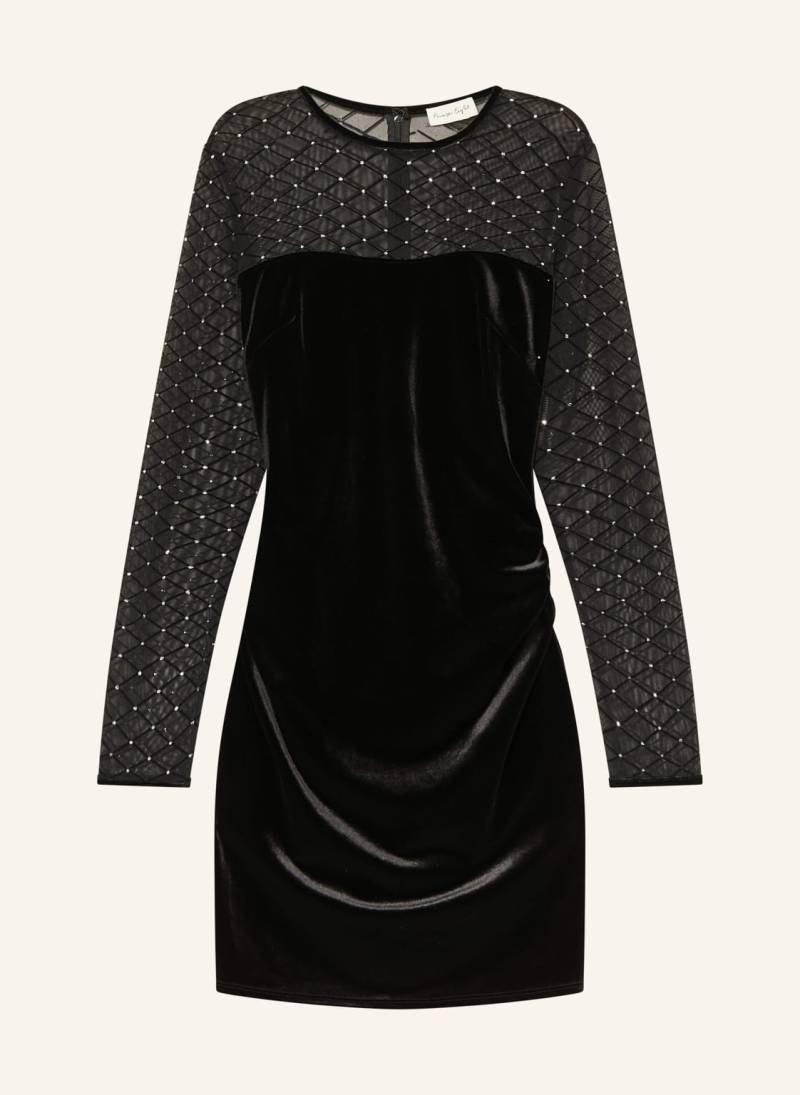 Phase Eight Samtkleid Amberose Mit Schmucksteinen schwarz von Phase Eight