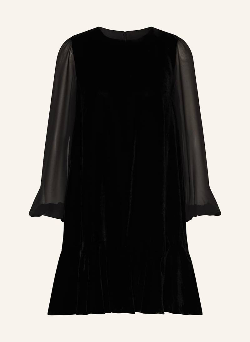 Phase Eight Samtkleid Velvet Mit Volants schwarz von Phase Eight