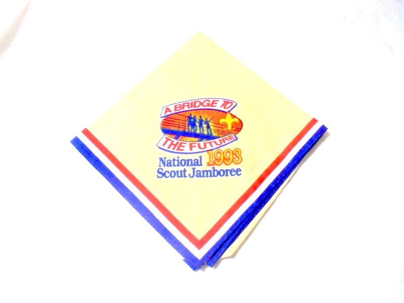 Junge Pfadfinder Von Amerika 1993 Jamboree Schal Neu Eine Brücke in Die Zukunft Versandkostenfrei Junge Pfadfinder Von Amerika 1993 Jamboree Schal Neu Eine Brücke in Die Zukunft Versandkostenfrei von PheasantRunAntiques