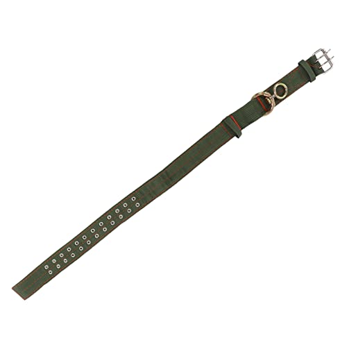 Phefop Doppelschnalle aus Metall, für Rinder, verstellbarer Halsgurt, langlebig, für die Pflege von Tieren, Petite taille: 36 x 45 mm / 1,42 x 1,77 pouces,, Leinwand, Metall von Phefop