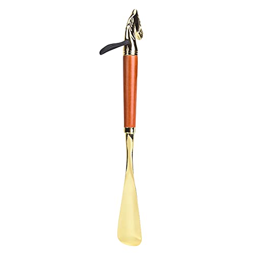 Phefop Hufeifschuhhorn, Langgang Gehandhabtes Schuhfuß, Griff Shoehorn für Männer Frauen mit Lanyard, Importiertes Birkenschuhhorn für Schuhe, Bequem und Hygienisch (1) von Phefop
