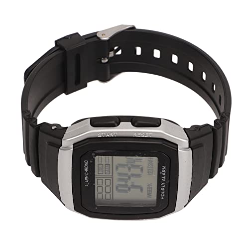 Phefop Sport Digital Chronograph Watch Retro Retro Classic Multifunktion Klassische Uhr für Männer (Silver) von Phefop