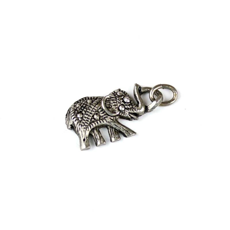 Vintage Sterling Silber & Markasit Elefant Armband Charm von PheonixJewel