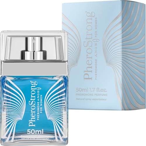PheroStrong Angel Pheromon Parfüm für Frauen – Orientalischer Damenduft mit Kakao, Tonkabohne & Jasmin – Verführerisch & Lang anhaltend – Eau de Parfum 50ml für Selbstbewusstsein & Anziehung von PheroStrong