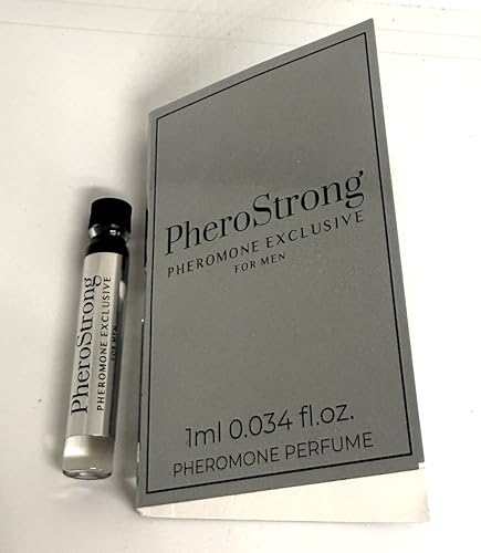 PheroStrong Pheromon Exklusiv für Männer – Frischer & edler Duft | Bergamotte, Patchouli & Ambra | Maskuliner & eleganter Duft | Langanhaltendes Parfüm | 1 ml von PheroStrong