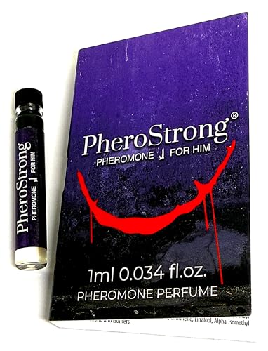 PheroStrong Pheromones J für Ihn – Pheromonparfüm für Männer – Attraktiv und erotisch – Anspruchsvoller, lang anhaltender Duft – Fesselnder Duft für Selbstvertrauen und Anziehungskraft 1 ml von PheroStrong