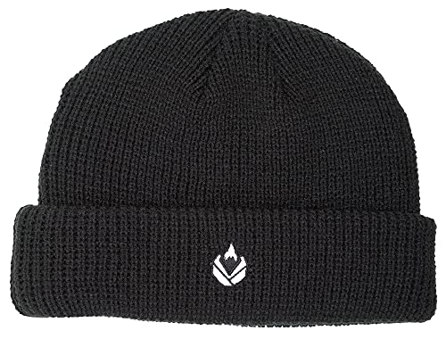 Phieres Nollie I Phantom Black | Trendige Seefahrer-Mütze | Schwarz von Phieres