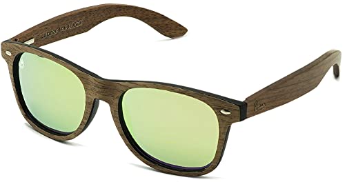 Phieres | Phintervention I Stilvolle Sonnenbrille aus Holz für Damen und Herren | Braun von Phieres