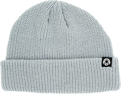 Phieres Seafreight - Beanie Strickmütze für Damen und Herren in Grau, Einheitsgröße von Phieres