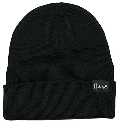 Phieres The Phar Recycled Polylama | Streetstyle Beanie | Schwarz von Phieres