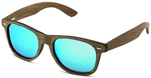 Phieres | Phintervention I Stilvolle Sonnenbrille aus Holz für Damen und Herren | Braun von Phieres