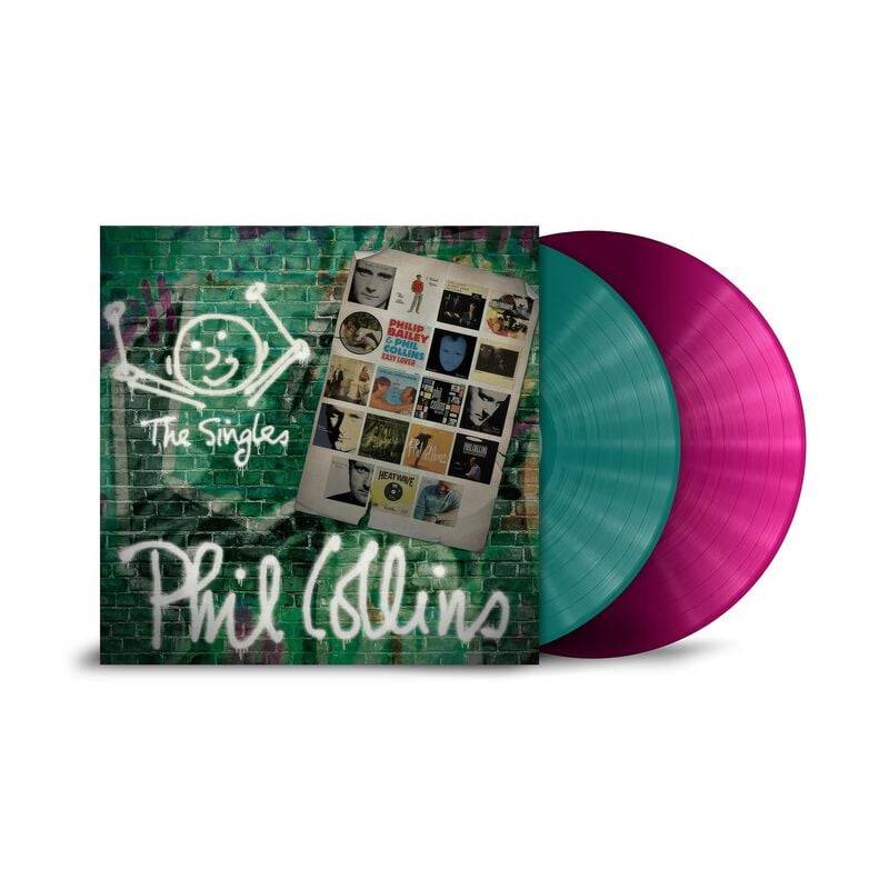 Phil Collins The Singles LP multicolor von Phil Collins