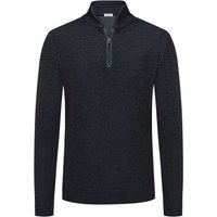 Phil Petter Heavy-Strick-Troyer aus Merinowolle in Bicolor-Optik in XXL von Phil Petter