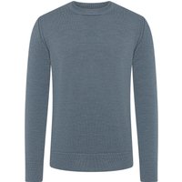 Phil Petter Pullover aus Merinowolle in Perlstrick mit Rippbündchen in 3XL von Phil Petter