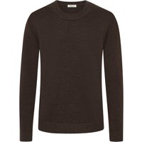 Phil Petter Pullover aus Merinowolle in Perlstrick mit Rippbündchen in L von Phil Petter