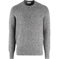 Phil Petter Strick-Pullover in Melange-Optik mit Alpakawolle in 3XL von Phil Petter