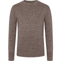 Phil Petter Strick-Pullover in Melange-Optik mit Alpakawolle in L von Phil Petter