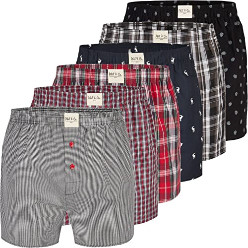 6 Phil & Co Webboxer Basis Herren American Boxer Boxershorts kariert oder Druck, Grösse:XXL, Präzise Farbe:Design 3 6 Phil & Co Webboxer Basis Herren American Boxer Boxershorts kariert oder Druck, Grösse:XXL, Präzise Farbe:Design 3 von Phil & Co. Berlin