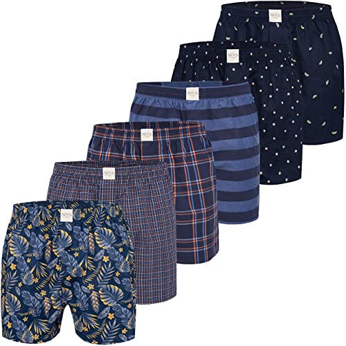 Herren Boxer Multipack Classic Checks Baumwolle Boxershorts gewebt Web Webboxer Unterhosen Phil & Co. - Mix16 - L von Phil & Co. Berlin