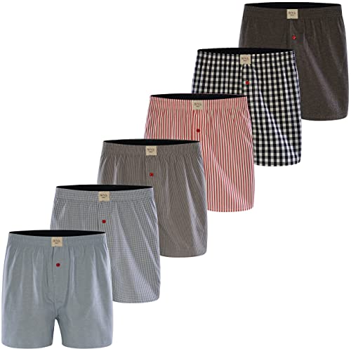 Herren Boxer Multipack Classic Checks Baumwolle Boxershorts gewebt Web Webboxer Unterhosen Phil & Co. - Mix3 - XXL Herren Boxer Multipack Classic Checks Baumwolle Boxershorts gewebt Web Webboxer Unterhosen Phil & Co. - Mix3 - XXL von Phil & Co. Berlin