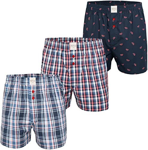 Herren Boxer Multipack Classic Checks Baumwolle Boxershorts gewebt Web Webboxer Unterhosen Phil & Co. - Set2 - XXL Herren Boxer Multipack Classic Checks Baumwolle Boxershorts gewebt Web Webboxer Unterhosen Phil & Co. - Set2 - XXL von Phil & Co. Berlin
