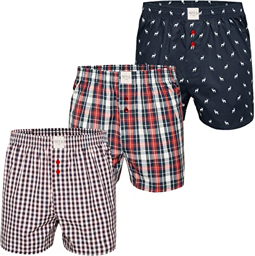 Herren Boxer Multipack Classic Checks Baumwolle Boxershorts gewebt Web Webboxer Unterhosen Phil & Co. - Set6 - XXL Herren Boxer Multipack Classic Checks Baumwolle Boxershorts gewebt Web Webboxer Unterhosen Phil & Co. - Set6 - XXL von Phil & Co. Berlin