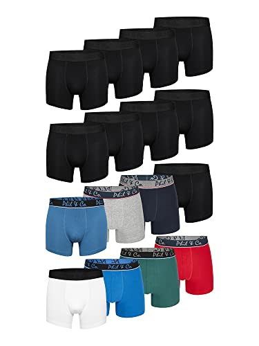 Phil & Co. Berlin Herren Boxer 16-Pack Herren Unterhosen Retropants Trunks Boxershorts aus Baumwolle Retroshorts Unterwäsche - Mix3 - Größe 3XL von Phil & Co. Berlin