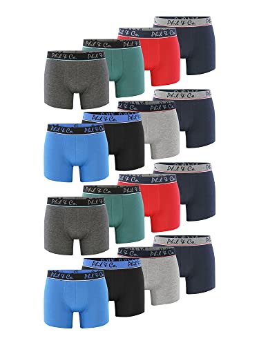 Phil & Co. Berlin Herren Boxer 16-Pack Herren Unterhosen Retropants Trunks Boxershorts aus Baumwolle Retroshorts Unterwäsche - Multicolor 1 - Größe M von Phil & Co. Berlin