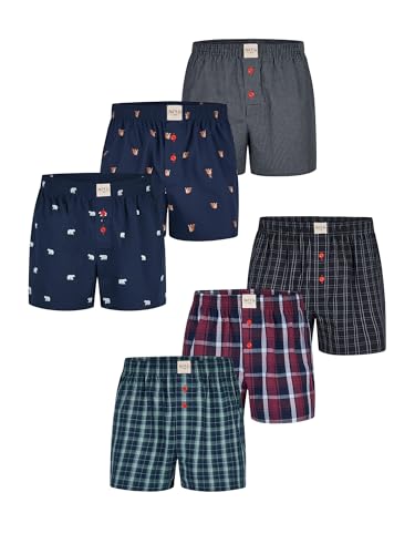 Phil & Co. Berlin Herren Boxer 6-Pack Classics - Set13 - Größe XL von Phil & Co. Berlin