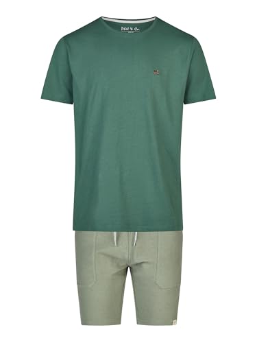 Phil & Co. Berlin Herren Pyjama Shorty - dunkelgrün-grün - Größe XXL von Phil & Co. Berlin