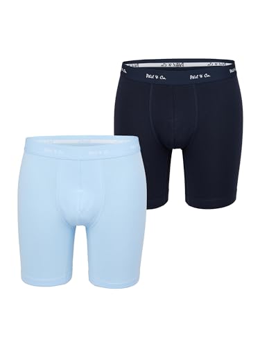 Phil & Co. Berlin Herren Retro Boxer 2-Pack Long Boxer - Sky Captain-Open air - Größe XXL von Phil & Co. Berlin