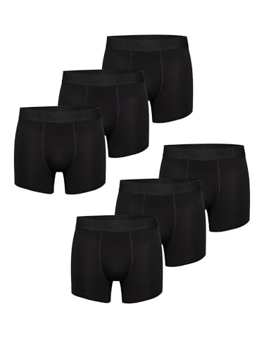 Phil & Co. Berlin Herren Retro Boxer 6-Pack Jersey Core - Black - Größe XL von Phil & Co. Berlin