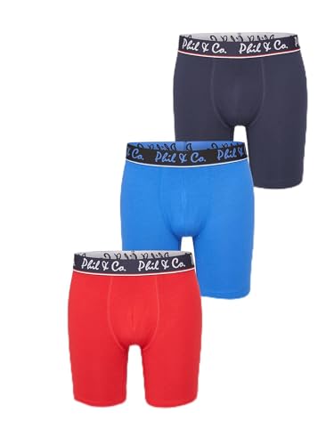 Phil & Co. Berlin Herren Retro Pants Retroshorts Unterhose Unterwäsche Männer 3-Pack All Styles - 8-Longboxer-Set7 - Größe XL Phil & Co. Berlin Herren Retro Pants Retroshorts Unterhose Unterwäsche Männer 3-Pack All Styles - 8-Longboxer-Set7 - Größe XL von Phil & Co. Berlin
