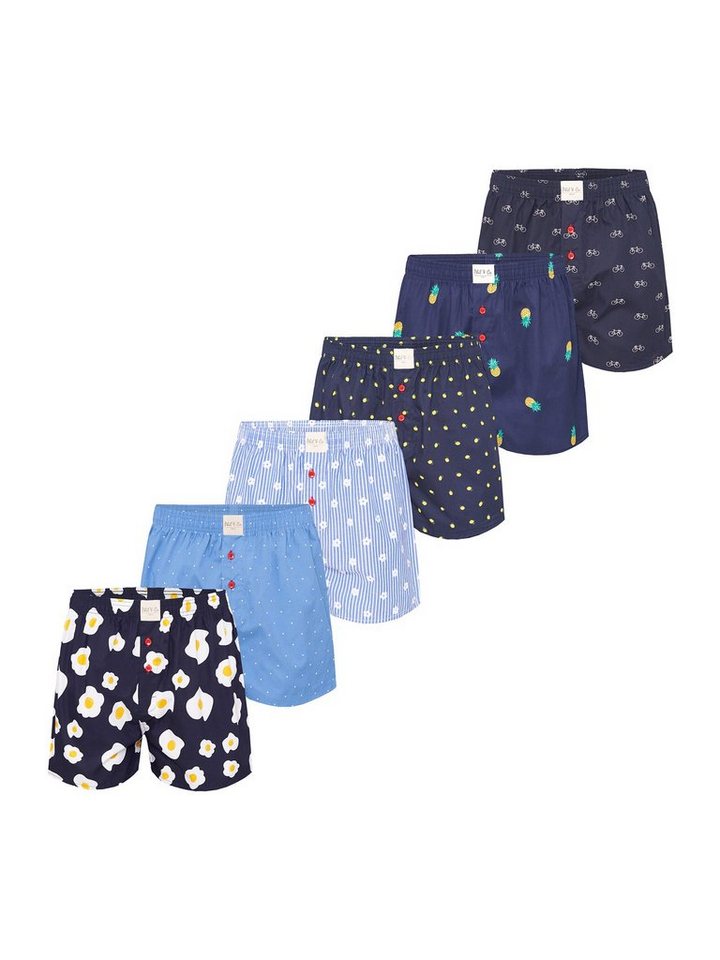 Phil & Co. Boxer Prints (6-St) unterhose unterwäsche boxershort von Phil & Co.