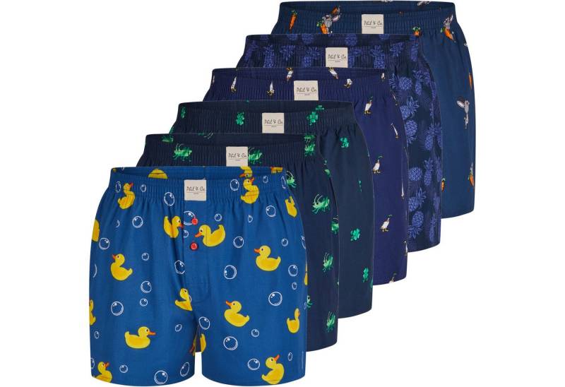 Phil & Co. Boxershorts 6 Phil & Co. Berlin Webboxer Herren american Boxer Boxershorts Shorts (1-St) von Phil & Co.